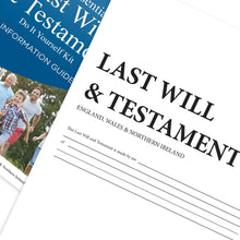 Load image into Gallery viewer, Write your Will template