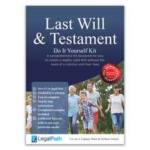 Load image into Gallery viewer, Last Will and Testament DIY Will Kit
