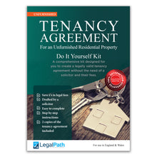 Load image into Gallery viewer, Unfurnished Tenancy Agreement Template