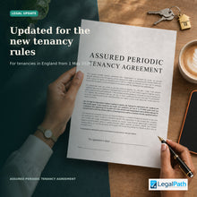 Load image into Gallery viewer, Assured Periodic Tenancy Agreement for Furnished or Unfurnished Properties