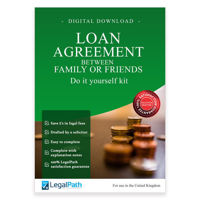 Loan Agreement Between Family or Friends